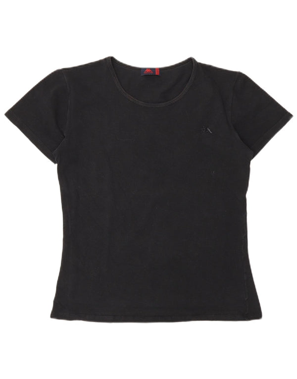Kappa Girls T-Shirt Top 11-12 Years Large Black