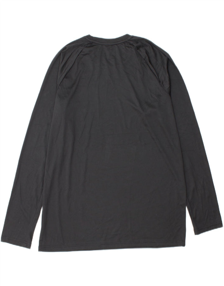 Мужской топ NIKE Dri Fit с длинным рукавом, большой черный