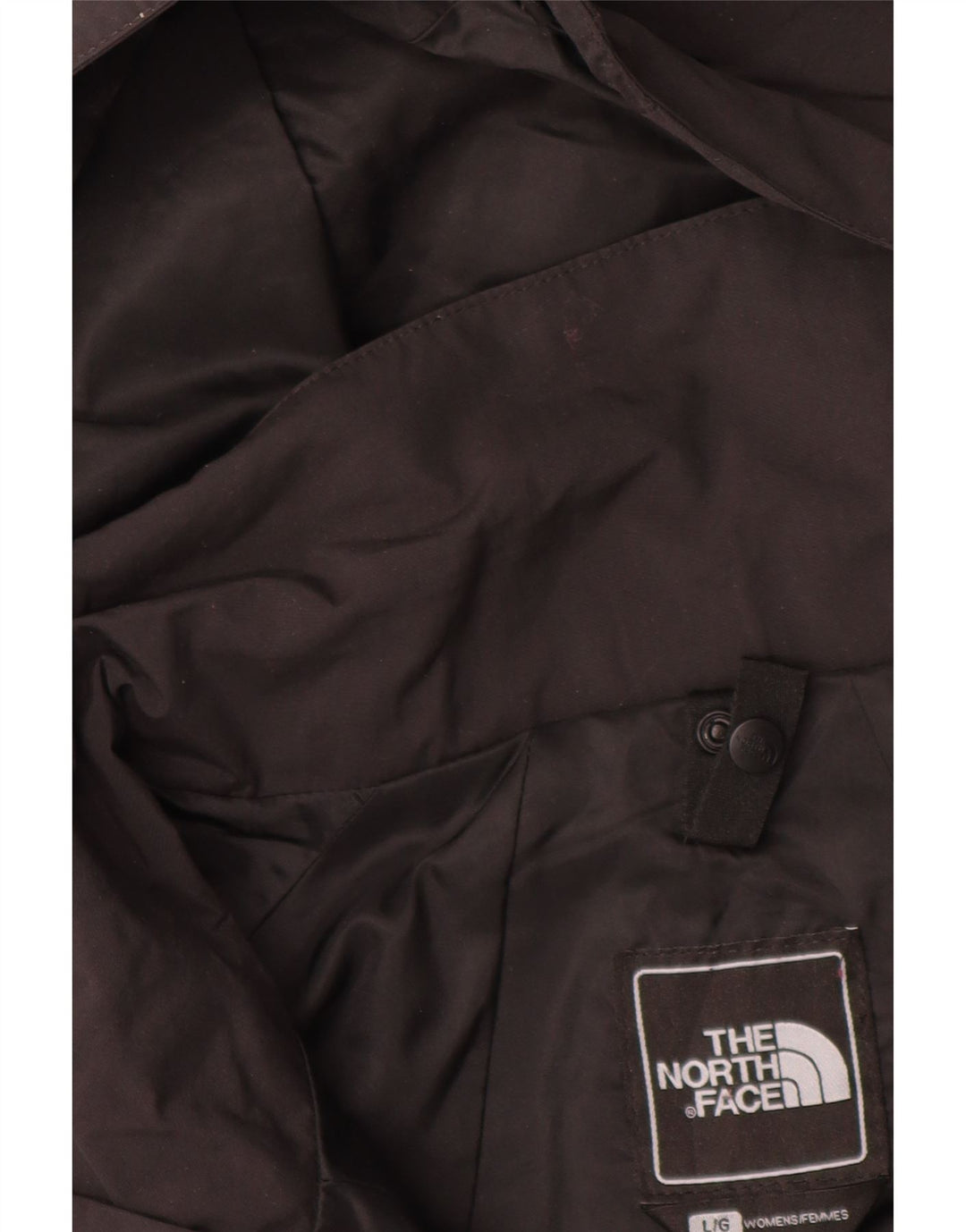 Женская дождевик с капюшоном THE NORTH FACE Hyvent UK 16, большой черный нейлон