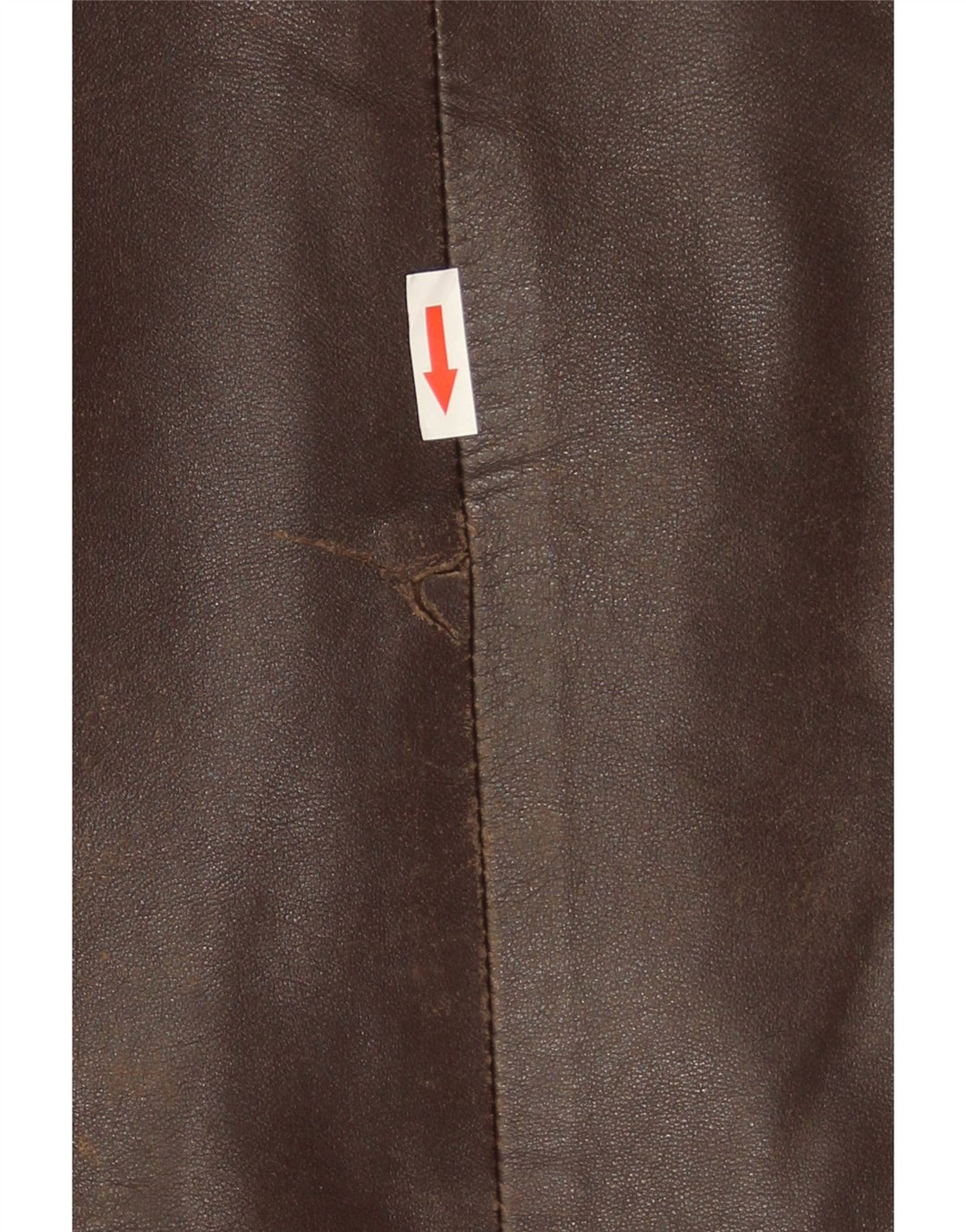 Винтажная мужская кожаная куртка UK 44 2XL Коричневая