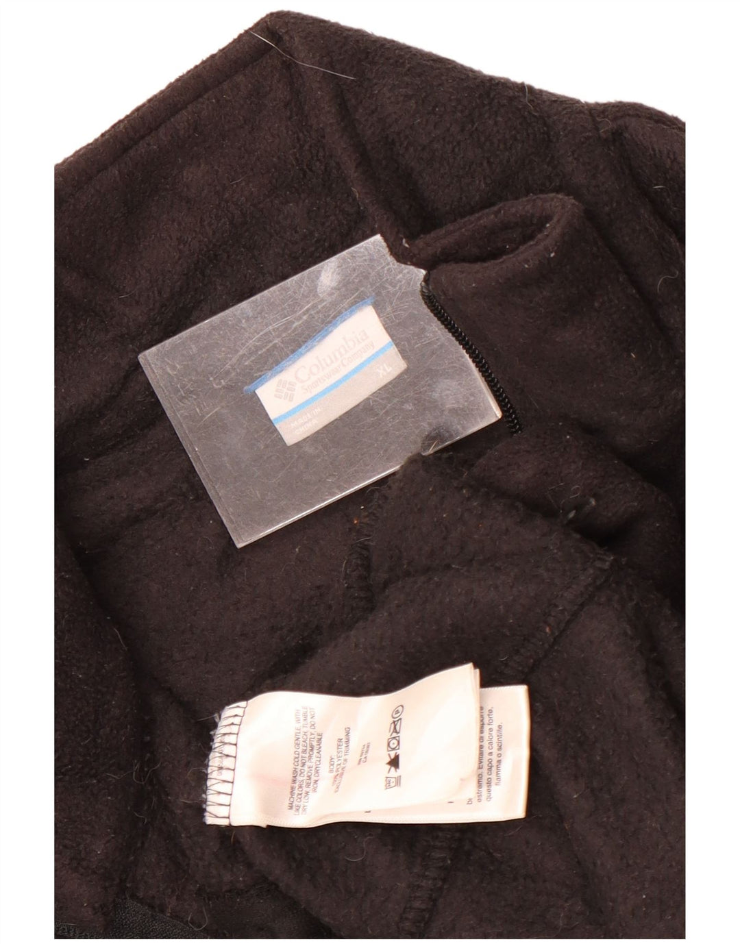 Мужская флисовая куртка Columbia UK 42 XL, черный полиэстер