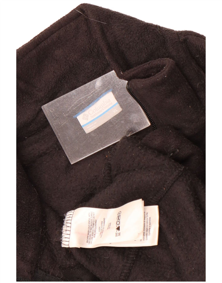Мужская флисовая куртка Columbia UK 42 XL, черный полиэстер