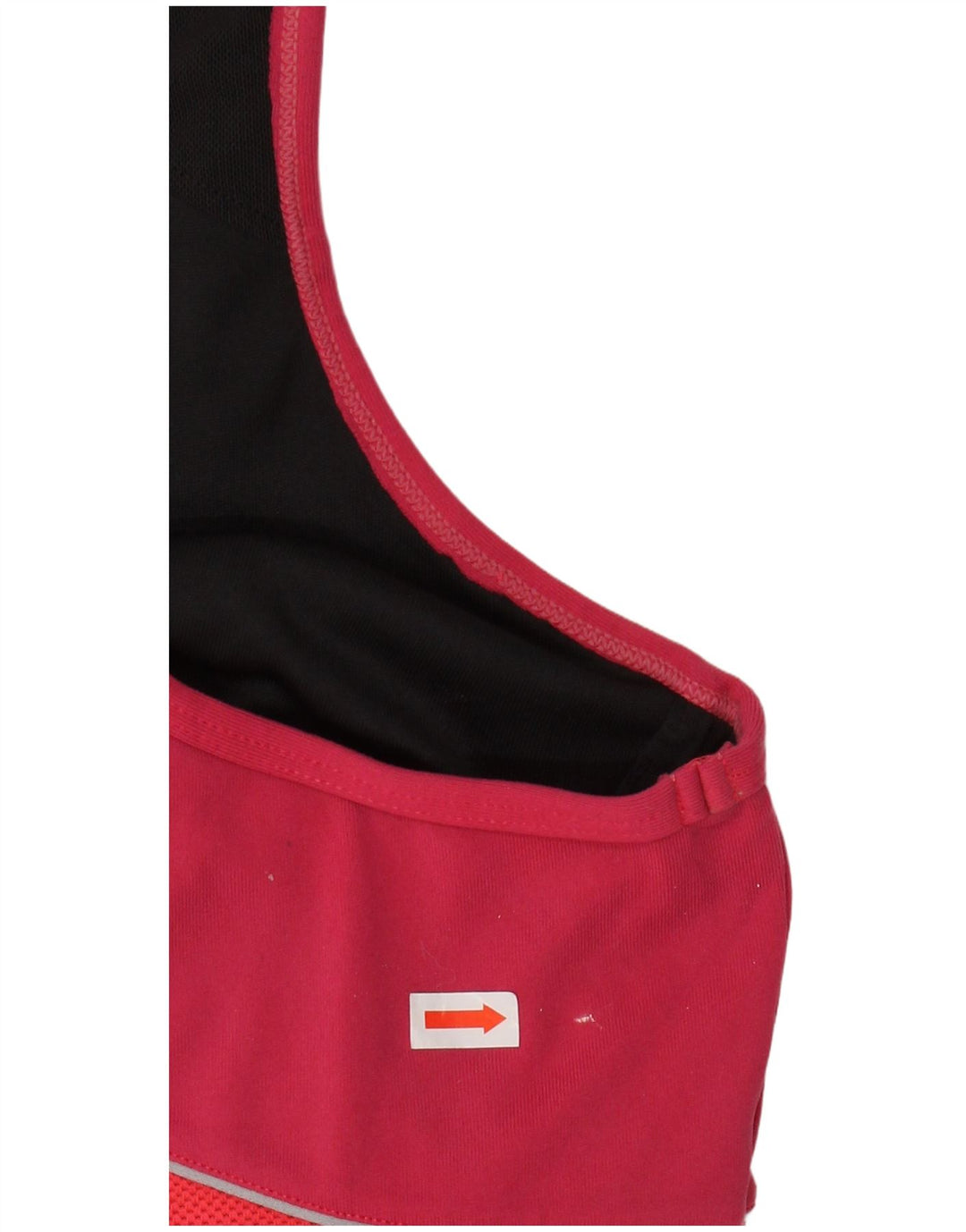 Женский укороченный жилет NIKE Dri Fit UK 16/18 XL, розовый с цветными блоками