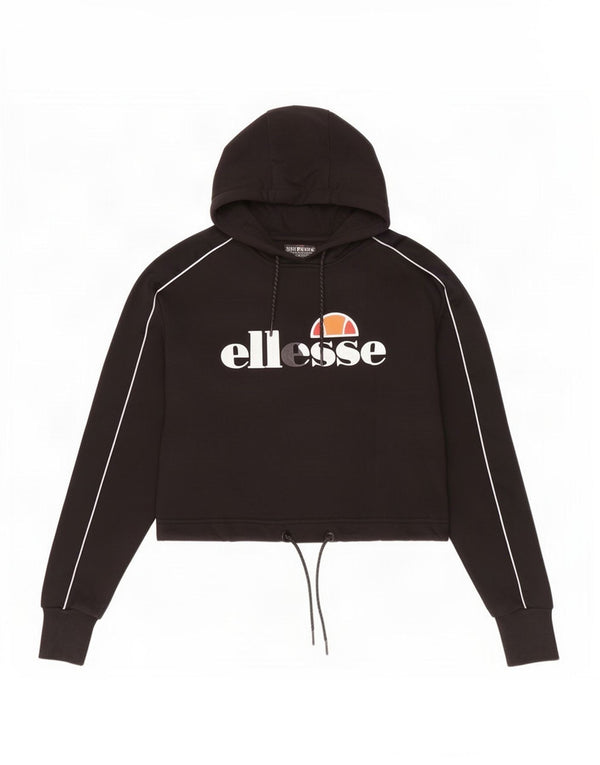 Женский укороченный джемпер с капюшоном Ellesse UK 4 XS, черный
