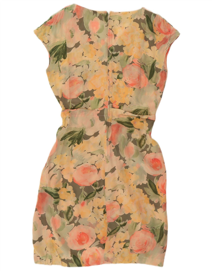 Женское платье-футляр MIMMINA UK 12, средний разноцветный цветочный принт