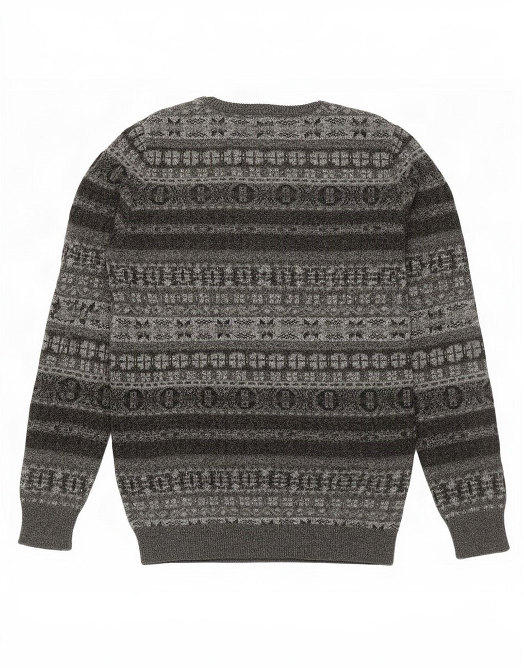 Мужской джемпер с круглым вырезом Marlboro Classics 2XL, серый, шерсть Fair Isle