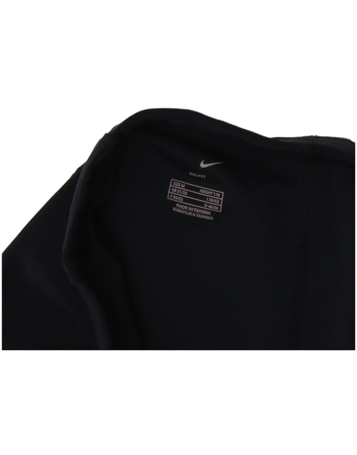 Мужские спортивные шорты Nike Dri Fit среднего размера, темно-синие