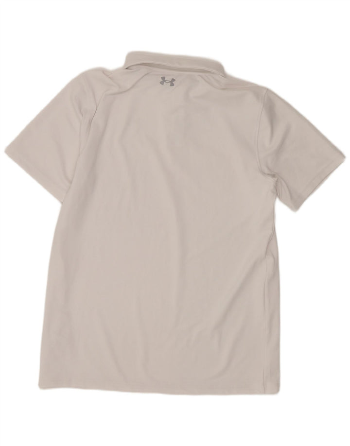 Рубашка-поло Under Armour для мальчиков 13–14 лет, XL, белый полиэстер