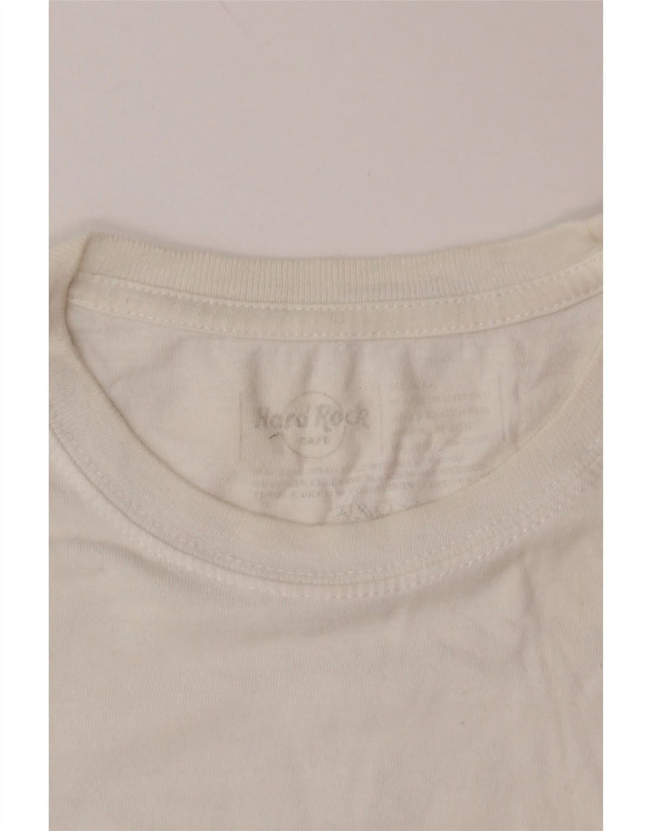 Мужская футболка с рисунком HARD ROCK CAFE Florence, маленький белый, с рисунком пейсли