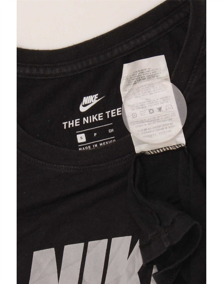 Мужская футболка с рисунком Nike, маленький черный хлопок