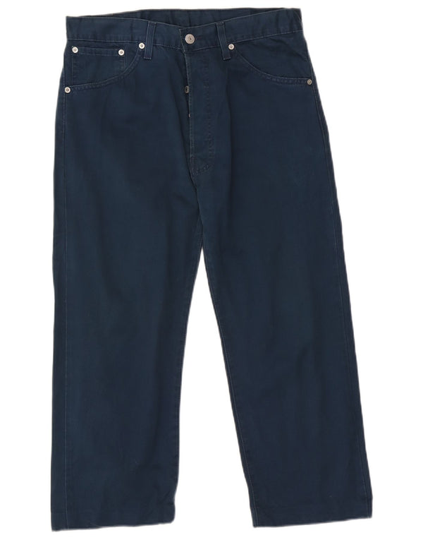 Мужские укороченные повседневные брюки Levi's W34 L23, темно-синие, хлопок