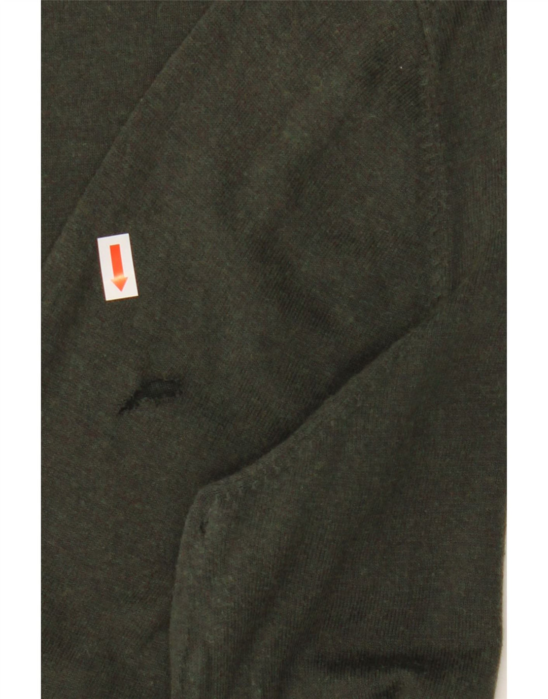 Мужской джемпер с круглым вырезом MASSIMO DUTTI, большой хлопок цвета хаки