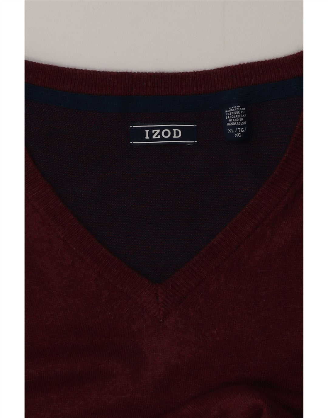 IZOD Mens Vest Tank Top XL Burgundy