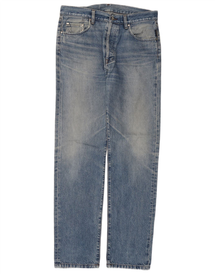 Мужские прямые джинсы LACOSTE W34 L34 синие