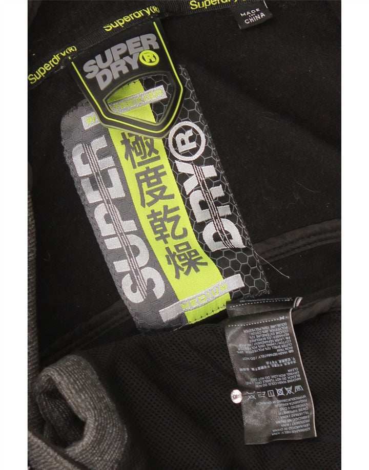 Мужская ветровка с капюшоном Superdry UK 38, средний серый полиэстер
