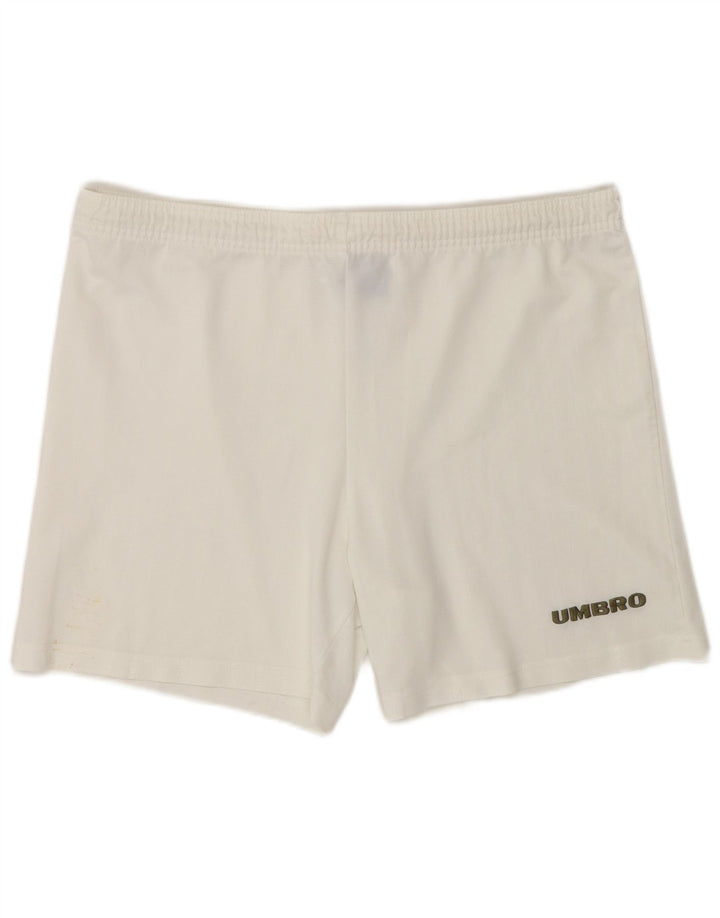 Мужские спортивные шорты Umbro, большие белые, полиэстер