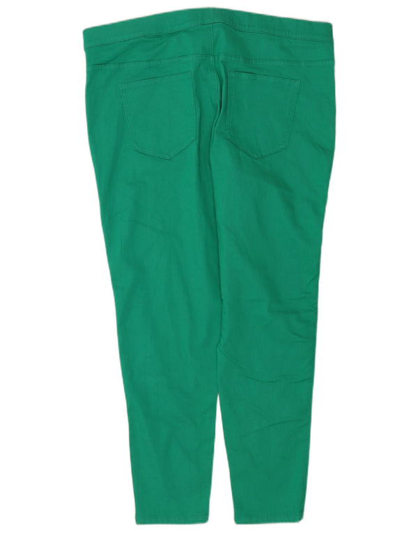 Женские джинсы джеггинсы Marks & Spencer UK 18 XL W36 L26 Зеленый хлопок