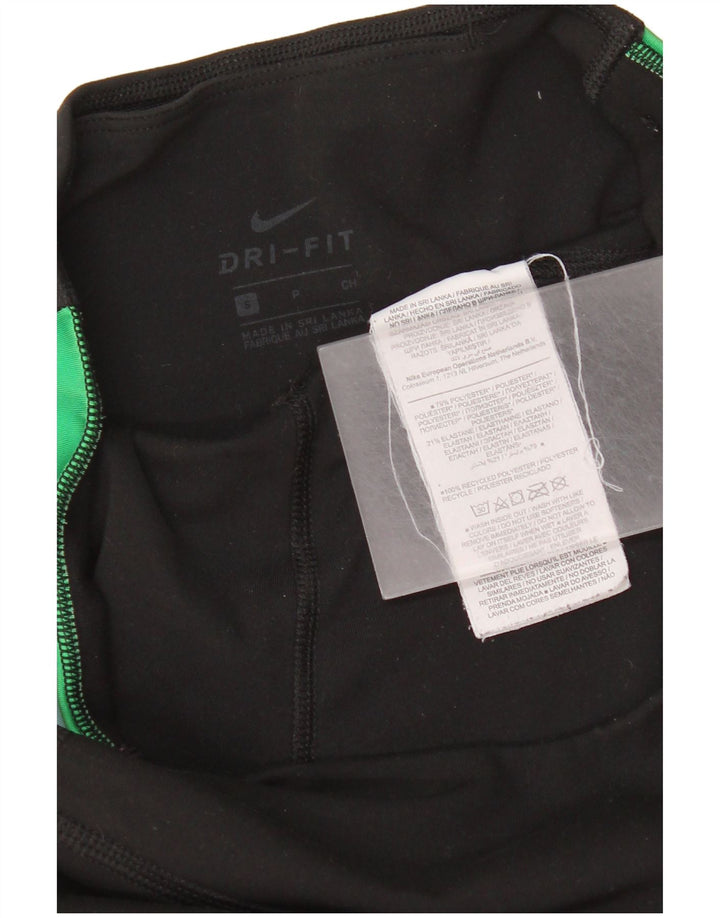 Женские леггинсы с рисунком Nike Dri Fit, маленький полиэстер в черную полоску