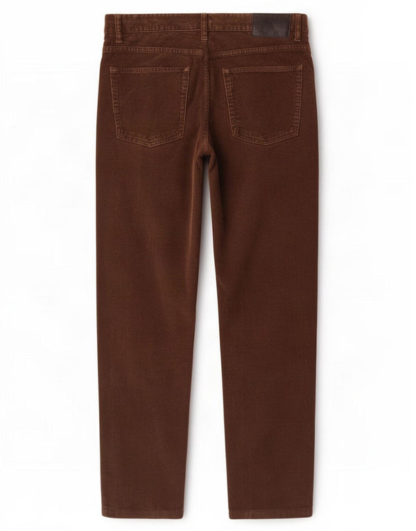 Мужские прямые вельветовые брюки Zara EU 42, большие W32 L29, коричневые