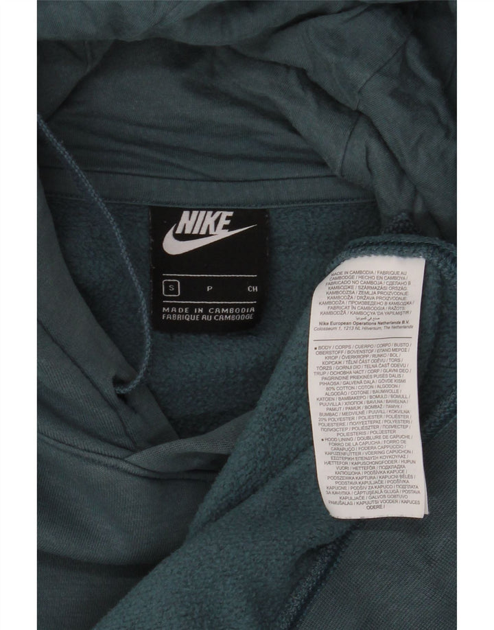 Мужской джемпер с капюшоном Nike, маленький зеленый, хлопок
