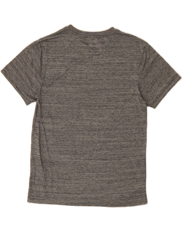 HURLEY Mens Graphic T-Shirt Top Small Grey Flecked Polyester Vintage Hurley and Second-Hand Hurley from Messina Hembry 