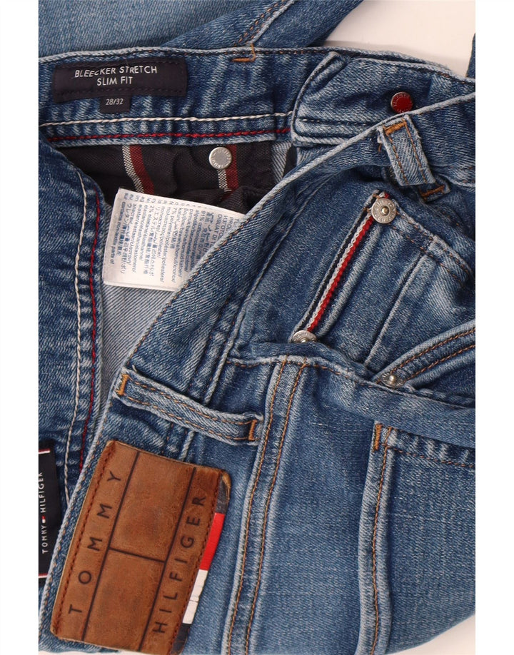 Женские узкие джинсы Tommy Hilfiger Bleecker W28 L32, синий хлопок