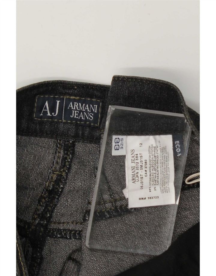 Мужские прямые джинсы Armani Zathan W33 L28, серый хлопок