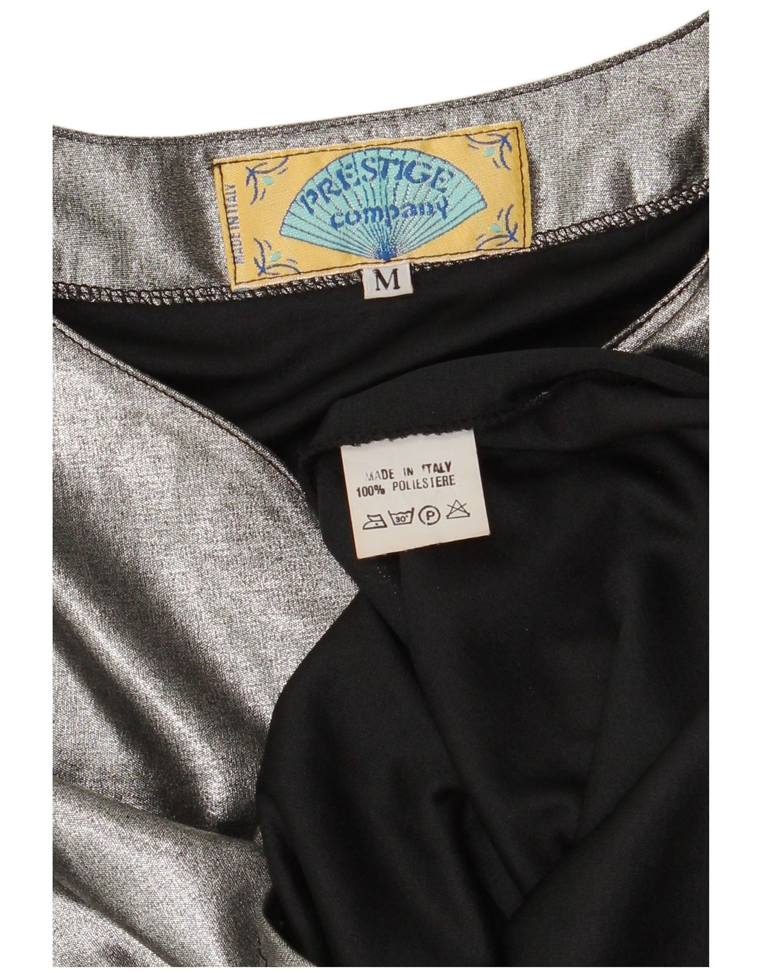 Женская блузка Prestige с длинным рукавом, топ UK 12, средний серебристый полиэстер