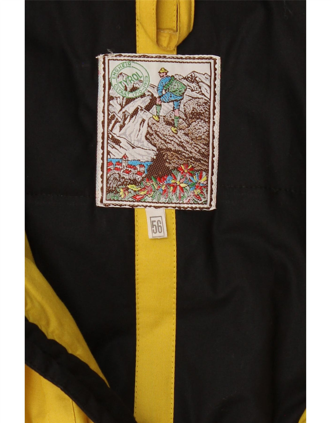 Мужская куртка оверсайз VINTAGE IT 56 3XL Желтый хлопок