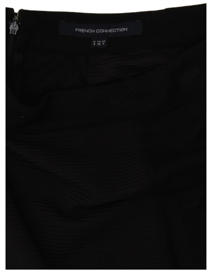 Женская юбка-карандаш French Connection UK 8, маленькая W26, черный полиэстер