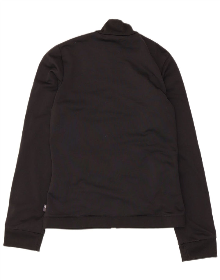Женский спортивный костюм Adidas Top Jacket UK 8, маленький черный полиэстер с цветными блоками