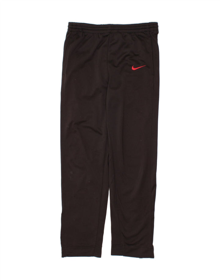 NIKE Boys Tracksuit Trousers 13-14 Years XL Black Polyester Vintage Nike and Second-Hand Nike from Messina Hembry 