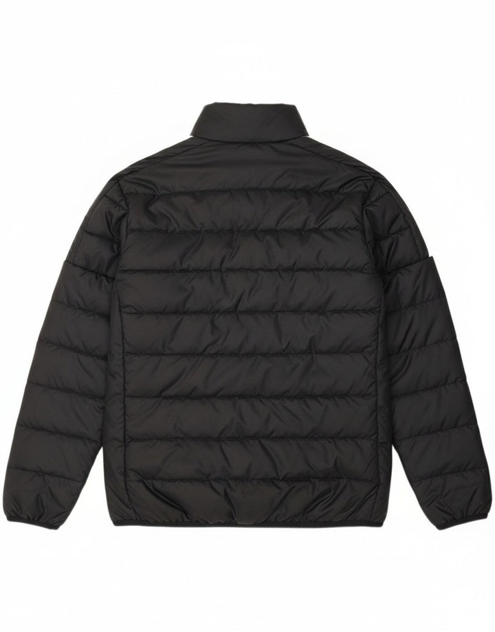 ADIDAS Womens Padded Jacket UK 10 Small Black Polyester