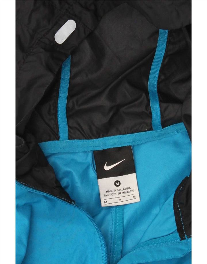 Женская спортивная куртка с капюшоном Nike UK 14, средний синий