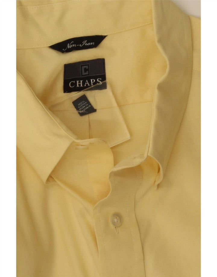 Мужская рубашка Chaps Ralph Lauren XL, желтый хлопок