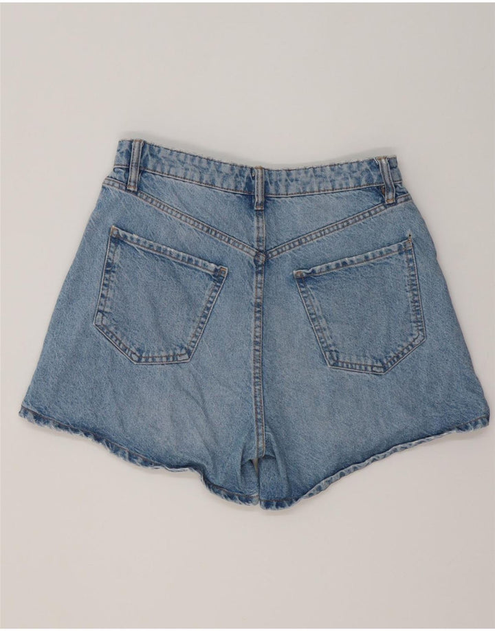 Женские джинсовые шорты ZARA с потертостями EU 40, средний W30, синий хлопок