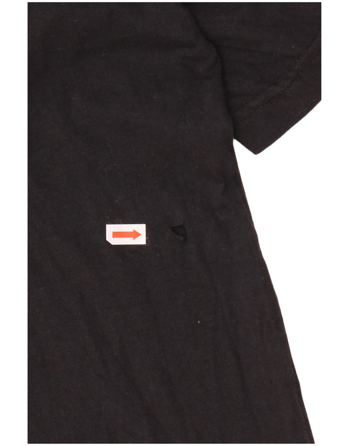 Мужская футболка с рисунком Champion, большая черная хлопковая футболка