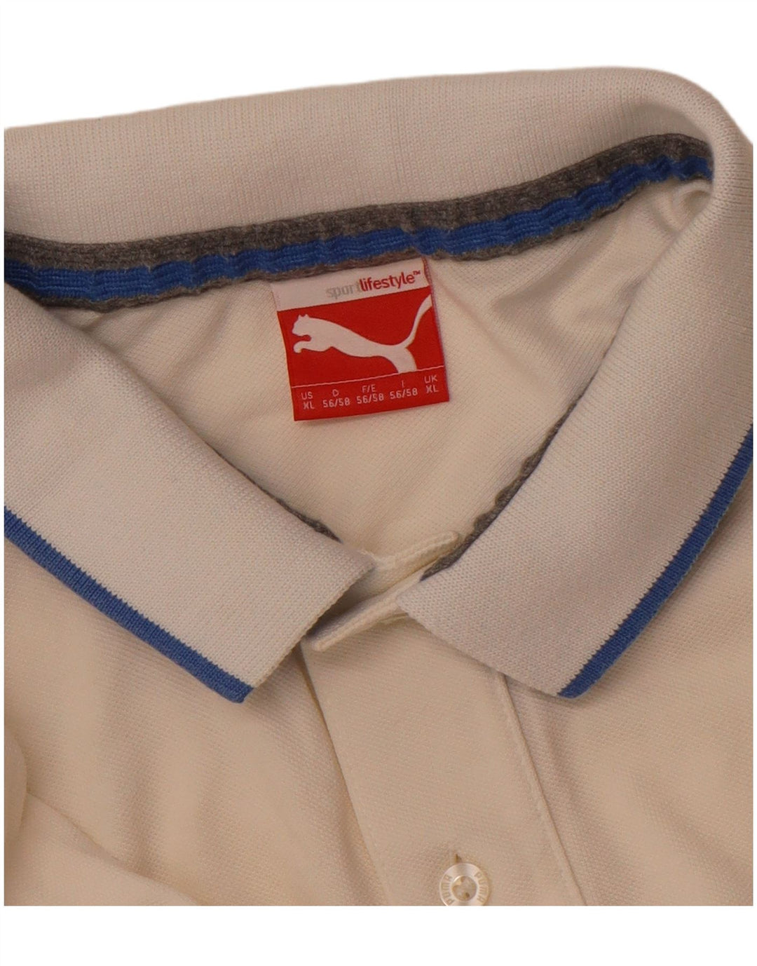 Мужская рубашка-поло PUMA XL Off White