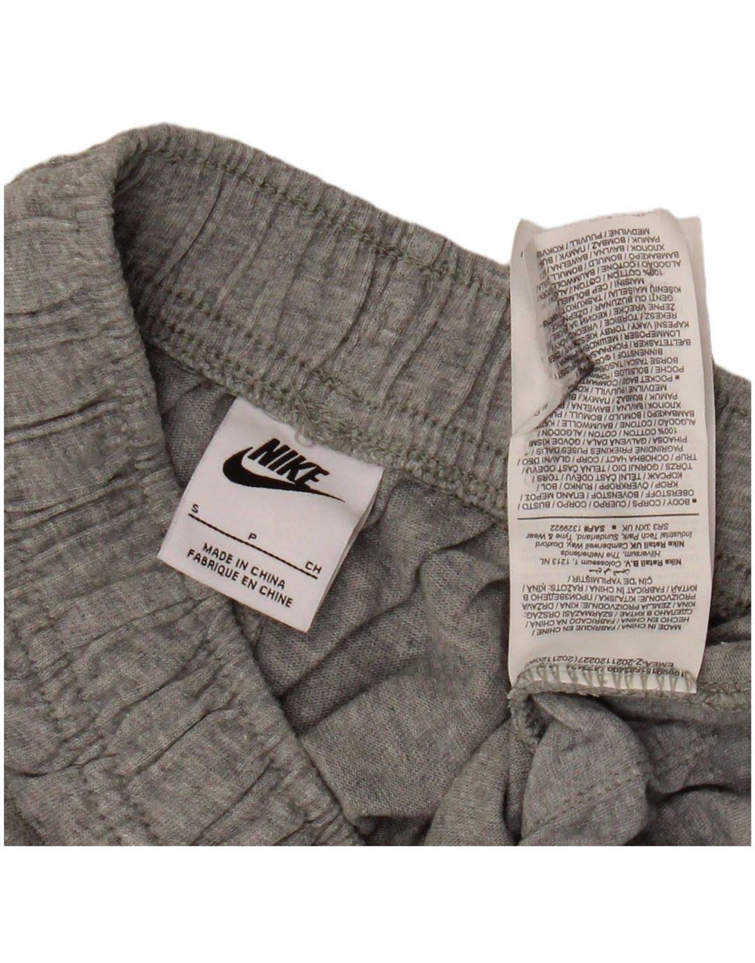 Мужские спортивные шорты Nike, маленькие серые, хлопок
