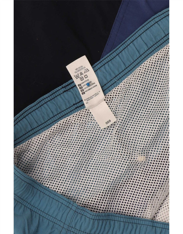 Мужские шорты для плавания Marks & Spencer St. Michael, большие синие с цветными блоками