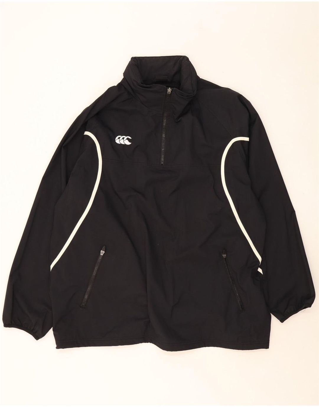 Мужской пуловер-дождевик CANTERBURY UK 42 XL, черный нейлон