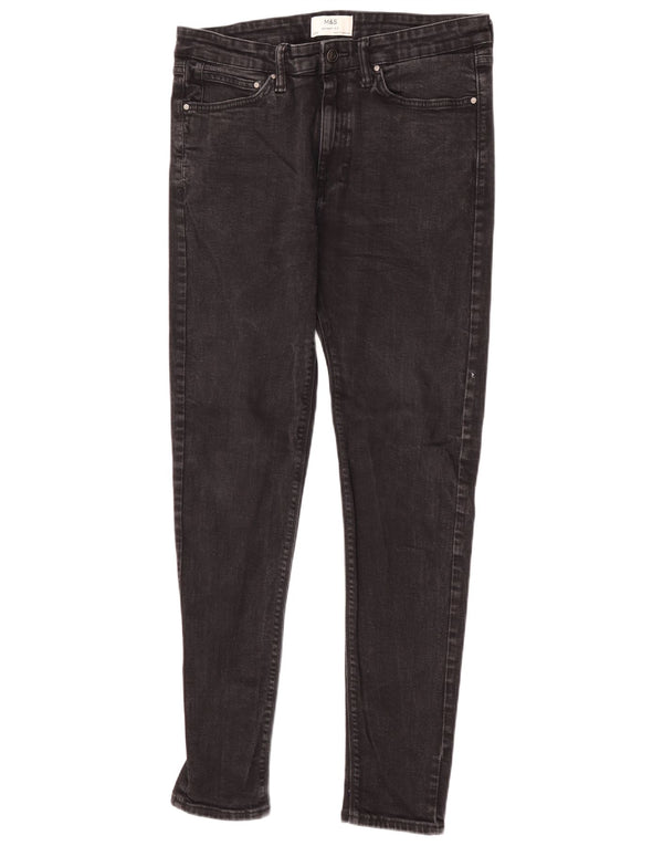 Женские джинсы скинни Marks & Spencer W34 L33, черный хлопок
