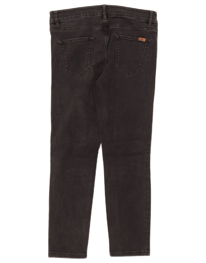 Женские укороченные джинсы Massimo Dutti W29 L24 черные