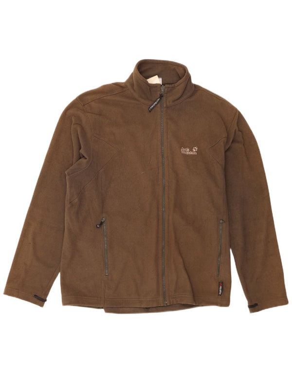 Мужская флисовая куртка Jack Wolfskin UK 48 2XL цвета хаки, полиэстер