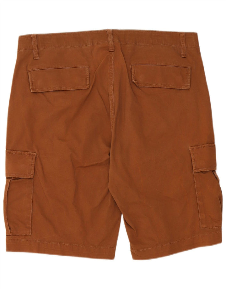 CHAMPION Mens Cargo Shorts IT 48 Medium W34  Brown Cotton