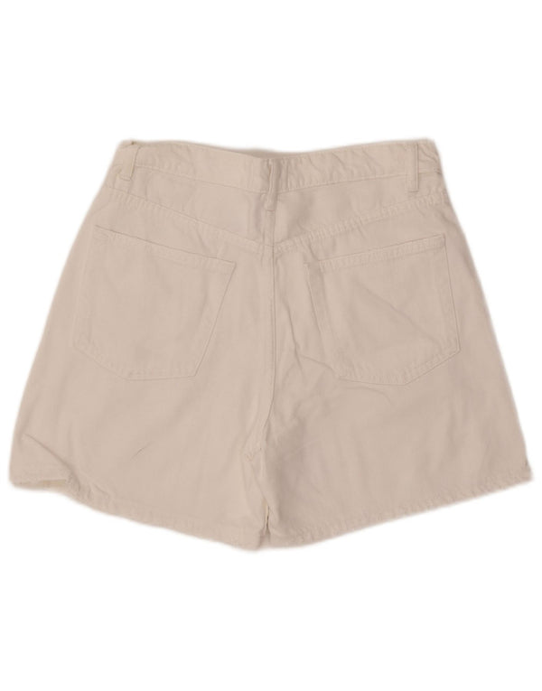 Женские джинсовые шорты Zara EU 40 Medium W30 Белые