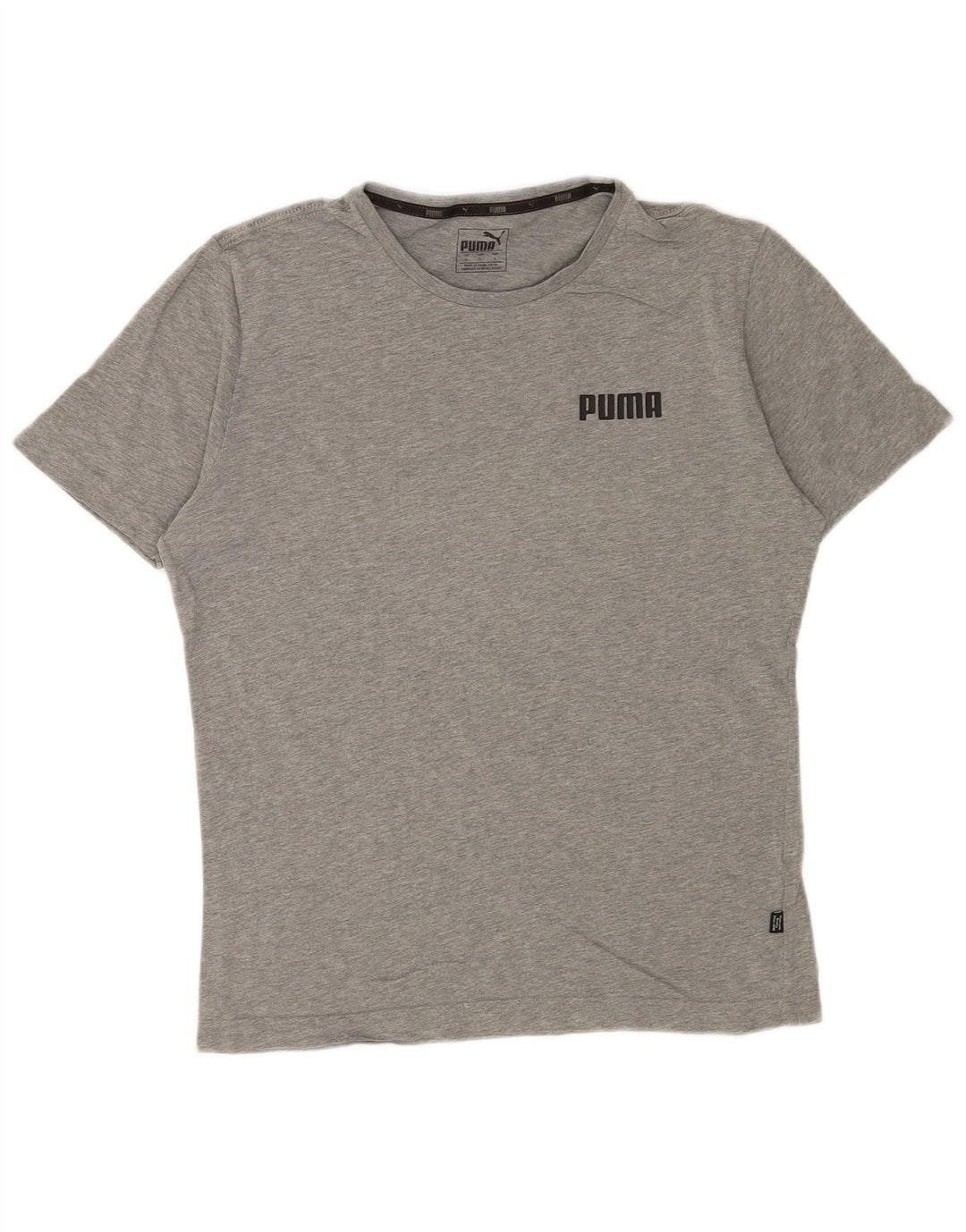Мужская футболка Puma, маленький серый хлопок