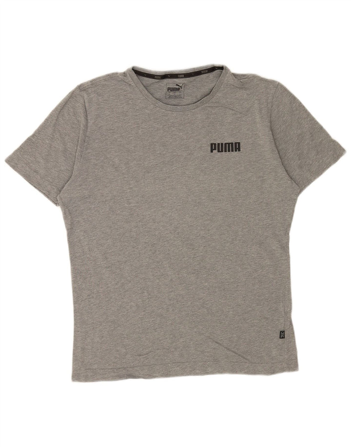 Мужская футболка Puma, маленький серый хлопок