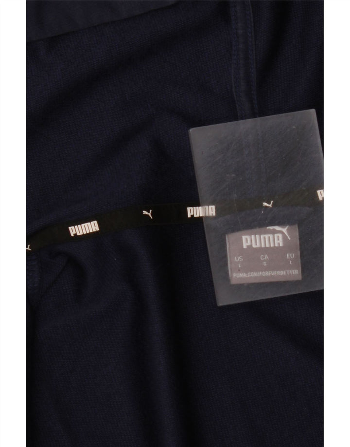 PUMA Мужской свитер с капюшоном на молнии, большой разноцветный хлопок с цветными блоками