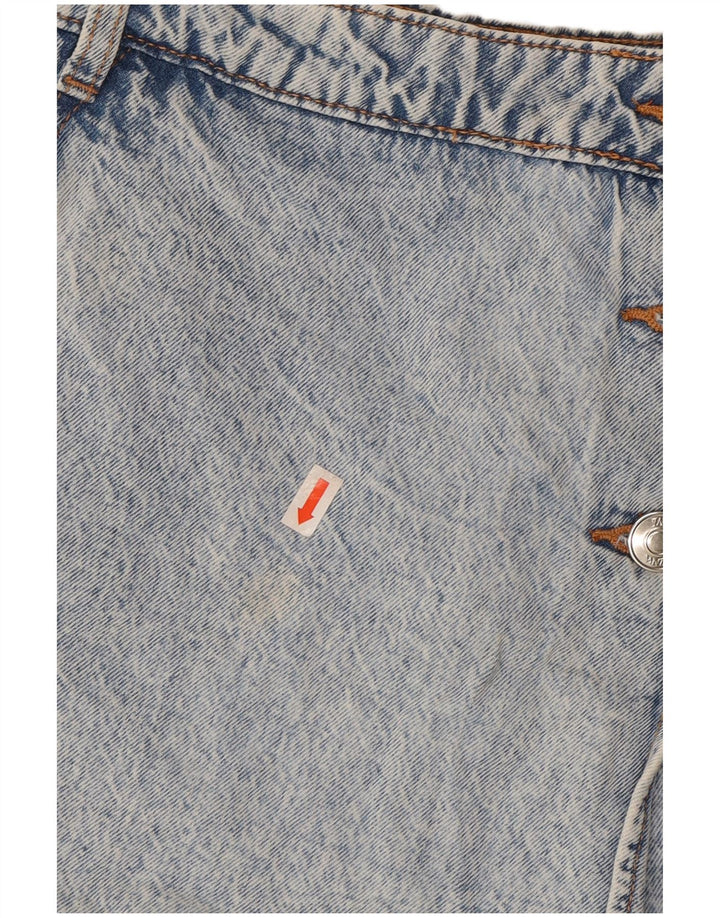 ZARA Womens Denim Shorts XS W24 Blue Cotton